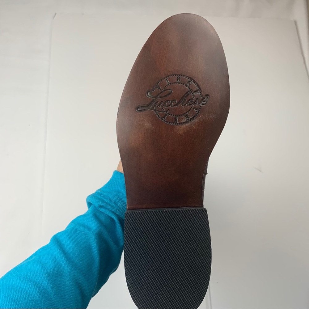 Lucchese Metallic Bronze Rose Gold Boots Size 6B - Picture 8 of 13